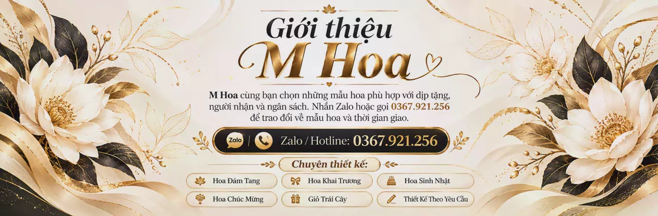 Ảnh bìa Shop hoa tươi Xã Quảng Tân Quảng Ninh - Thêm sắc hoa cho ngày vui
